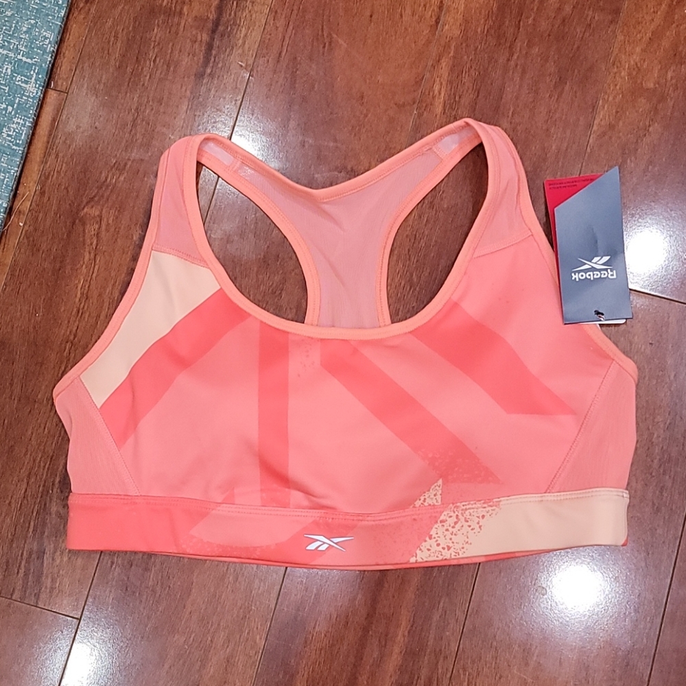 NWT size L Reebok sports bra